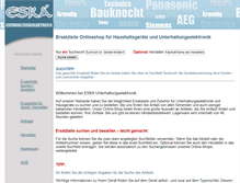 Tablet Screenshot of eska-tv.de